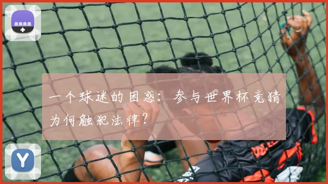 一个球迷的困惑：参与世界杯竞猜为何触犯法律？