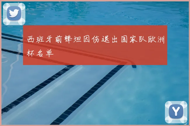 西班牙前锋坦因伤退出国家队欧洲杯名单